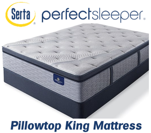 Serta Perfect Sleeper Hybrid Delevan II Firm Pillowtop King Mattress - MSRP $1,899.00 - No Reserve