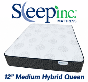 Sleep Inc. Sleep Solutions 12 Medium Hybrid Queen Mattress - MSRP $819.00 - No Reserve