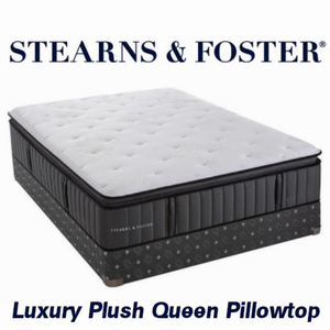 Stearns & Foster G.S. Stearns Collection Luxury Plush Pillowtop Queen Mattress - MSRP $3,299.00 - No Reserve