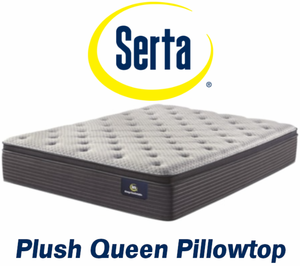 Serta Serene Sky 12 Plush Pillow Top Queen Mattress - MSRP $1,747.99 - No Reserve
