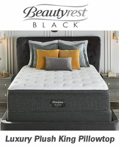 Beautyrest Black Luxury Plush Pillowtop King Mattress - MSRP 4,056.00 - No Reserve