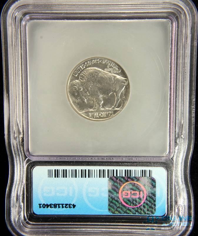 lot 10 image: 1937 BUFFALO NICKEL MS62 ICG CERTIFIED