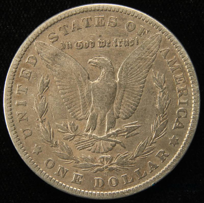 lot 16 image: 1900 S US MORGAN SILVER DOLLAR VF