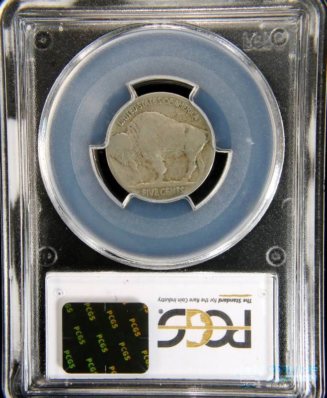 lot 25 image: 1917 D US BUFFALO NICKEL G4 PCGS CERTIFIED