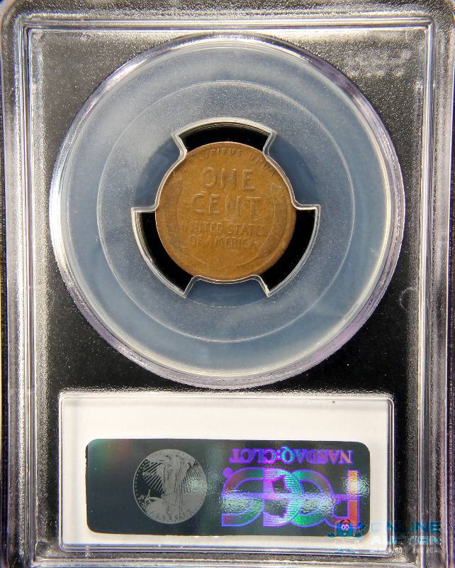 lot 27 image: 1918 S WHEAT CENT VG10 PCGS CERTIFIED