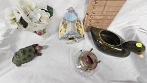 Telefora Duck Planter, Vase wit Handle,