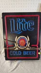 Miller Light Neon Sign-Works