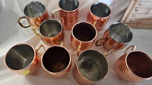 Copper Moscow Mule Mug Lot