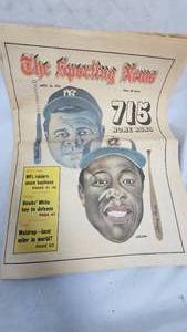 Sporting News from 1974, 715 Home Run Babe Ruth Edition