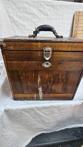 Vintage Dental Medical Box with Drawers-Cool Piece