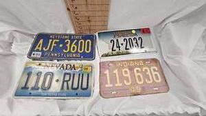 Lot of License Plates