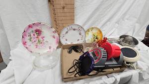 Nesting Chicken Dish,CoffeeMelt Warmers, Vintage Plates and Candy Dishes