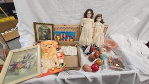 Doll  and Toy Lot as Pictured
