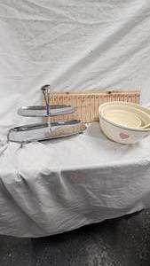 Treasure Craft Heart to Heart Bowl Set  and Serving Tray