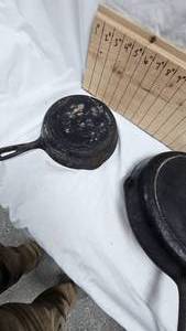 Lot of 8 and 10 Cast Iron Pans