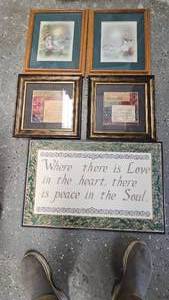 Lot of 5 Inspirational Pictures