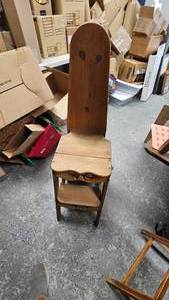 Amish Chair, Ladder, Ironing Board