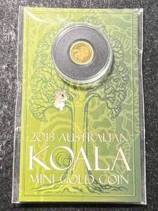 2013 AUSTRALIAN KOALA HALF GRAM .9999 FINE GOLD