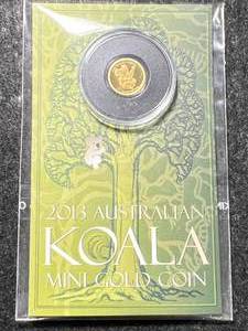 2013 AUSTRALIAN KOALA HALF GRAM .9999 FINE GOLD