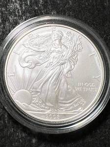 2008 AMERICAN SILVER EAGLE 1 TROY OZ .999 FINE SILVER IN AIRTITE
