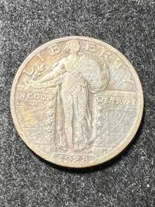 1928 US STANDING LIBERTY QUARTER