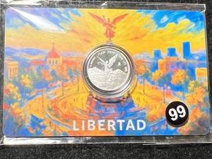 2026 MEXICAN LIBERTAD 3 GRAMS .999 FINE SILVER IN CASE