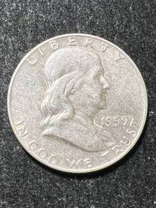 1959-D US FRANKLIN HALF DOLLAR