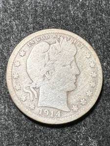 1914 US BARBER QUARTER