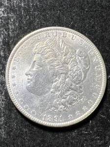 1891 US MORGAN SILVER DOLLAR