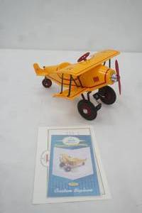 Hallmark Kiddie Car Classics. 1930 Custom Biplane. Limited Edition. Don Palmiter Custom Collection