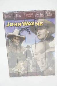 Vintage John Wayne VHS Collector Series 5 Pack. Unopened