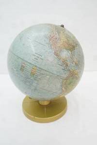 Vintage Replogle Land & Sea Globe 12 diameter