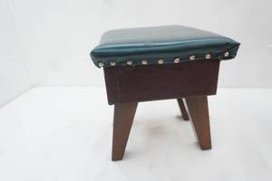 PU Leather Foot Stool 12.25 tall