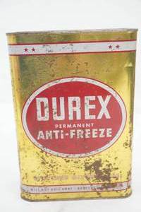 Vintage Durex Permanent Antifreeze 1 Gallon