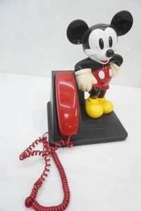 Vintage collectible Disney Mickey Mouse landline telephone
