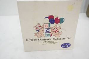 5-Piece Childrens Melamine Set