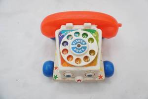 Vintage Fisher Price Chatter Telephone Toy
