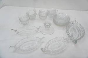 Vintage Fostoria Glass Company Pieces. American Pattern.