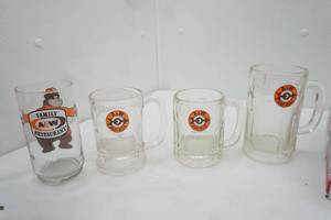 Vintage A&W Mugs and Collectible Glasses