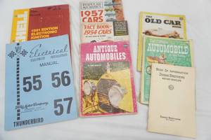 Vintage 1950s Automotive Magazines. 1981 Mitchell Electronic Ignition Manual and more