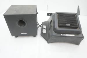 Vintage Cricket Kamel Speaker & Philips Multimedia Speakers SPA133037