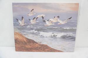 20x16 Canvas Art Print Snow Geese by Andres Kiss