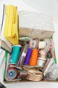 Folders, Ribbons, Manilla Mailing Envelopes, Ribbon and other Craft Items