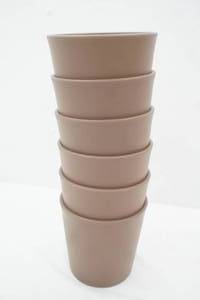 (6ct) NEW Flower Pots. 6 tall with a 6 diameter