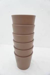 (6ct) NEW Flower Pots. 6 tall with a 6 diameter