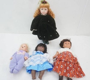 Collectible Porcelain Dolls & Soft Body Dolls. 13, 14, 18, 18