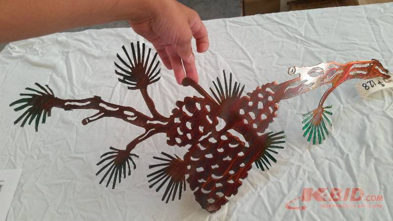 lot 41 image: Metal Wall Art