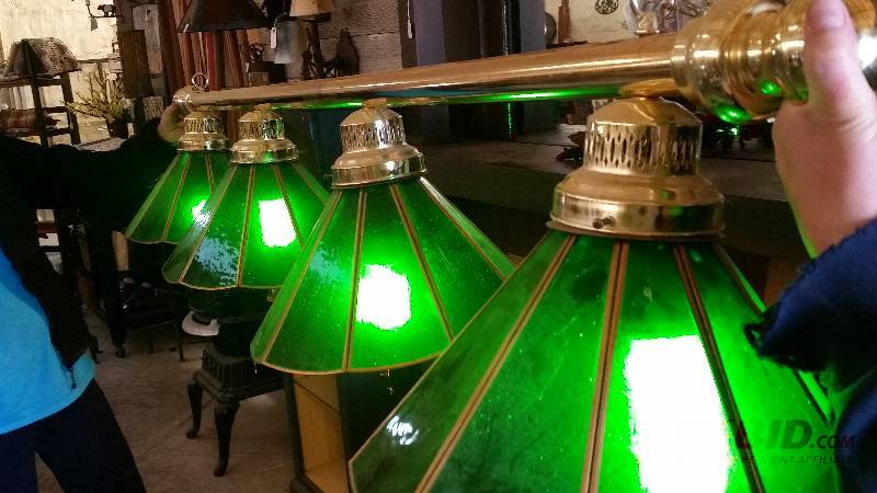 lot 133 image: Pool Table & Bar Lights