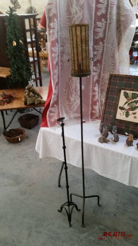 lot 166 image: Hurricane Candle Holders