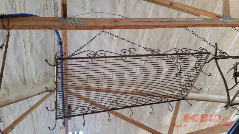 lot 167 image: Decorative Pot & Pan Rack